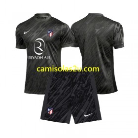 Camisolas de futebol Atlético Madrid Guarda Redes Criança Equipamento Principal 2024/25 Manga Curta